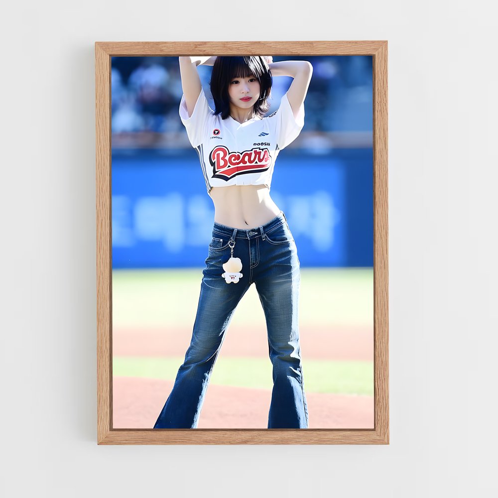 Poster Baseball Chic (vue 4)
